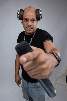 DJ Redz headphones mic