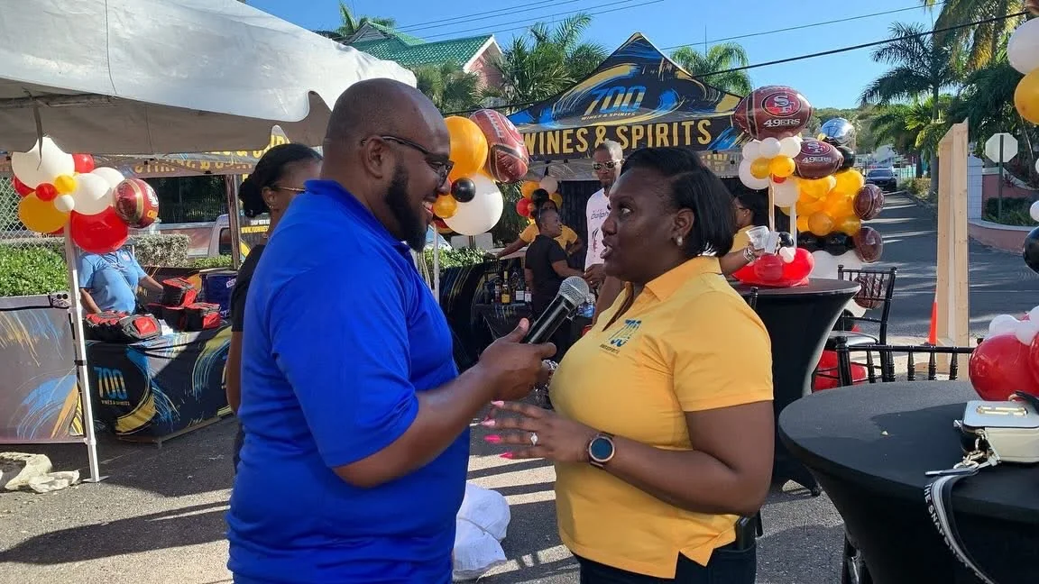 More 94 host conducting live interview at remote