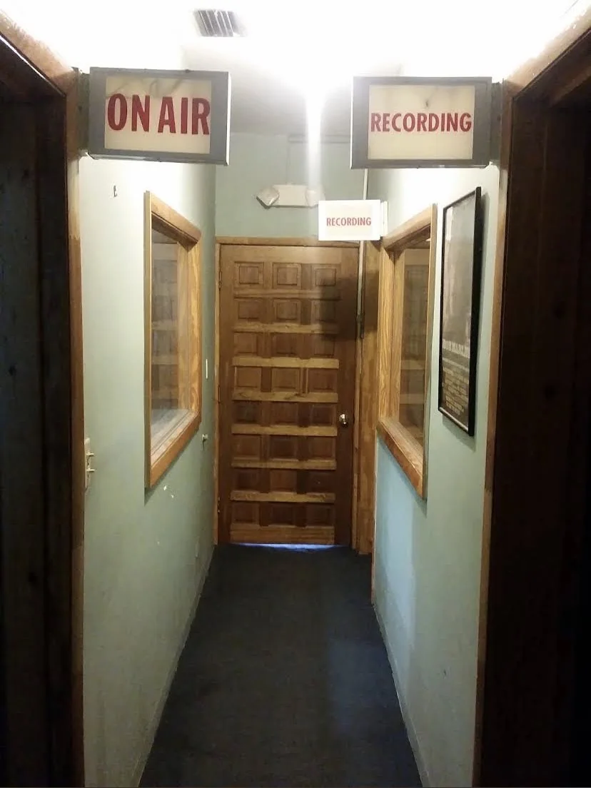 More 94 On Air and Recording studio hallway